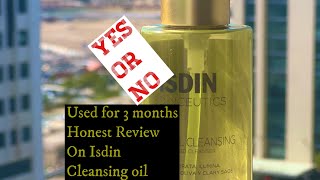 ISDIN Oil Cleanser Review after using for 3 months [upl. by Laughton]