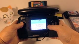 Genesis 32x running on modified Sega Nomad external pad and other features [upl. by Yldarb]