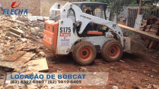 Locação de Bobcat em Goiânia GO e região  Flecha Locações  62 998196405 [upl. by Ahsinel]