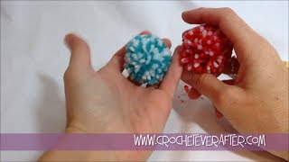 Multi Colored Pom Pom Tutorial [upl. by Atalanti371]