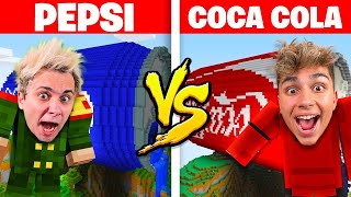 CASA COCA COLA VS CASA PEPSI CON OCTY SU MINECRAFT [upl. by Yetac]