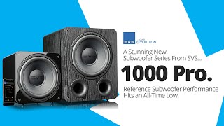 SVS SB1000 Pro and PB1000 Pro powered subwoofers  Crutchfield [upl. by Cindelyn]