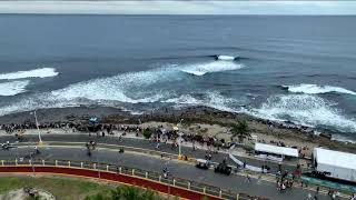 En vivo desde Arecibo hoy domingo en el segundo día de competencias Mundial de surfing ISA 2024 [upl. by Thorn276]