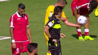 HIGHLIGHTS FROSINONE  BARI 32 4 GIORNATA DEL CAMPIONATO DI SERIE B 20172018 [upl. by Morey]