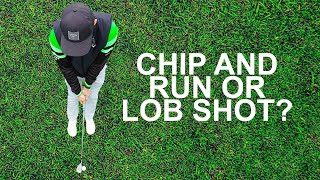 WHEN TO HIT A SAND WEDGE and When to Run a golf Chip Shot [upl. by Odnumyer948]