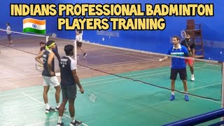 Indians Professional Players badminton training [upl. by Krissy]