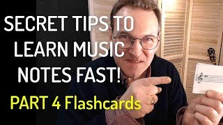 Secret Tips  How to Learn Music Notes Fast With Flash Cards [upl. by Gussman379]