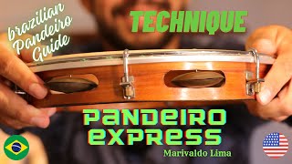 Pandeiro Express  Free Course  Part 2  Marivaldo Lima  Drum Tips Oficial [upl. by Byrn798]