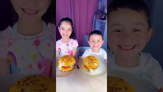 Children make a healthy and delicious sandwich with avocado and shrimp shorts cooking viral kids [upl. by Ester]