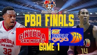 PBA LIVE 🔴BARANGAY GINEBRA VS TNT TROPANG GIGA FINALS GAME 1 PBA GOVERNORS CUP 2024 [upl. by Cissie]