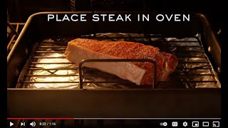 How To Cook A Steak The Reverse Sear Method [upl. by Spiegel294]