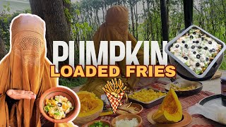 Loaded Pumpkin Fries  Try this Recipe [upl. by Navar]