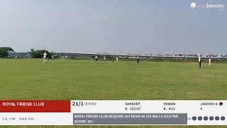 Live Cricket Match  HT avengers vs Royal Friend Club  21Sep24 0657 AM 20 overs  1st LtShri Ch [upl. by Bluefield]