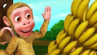 Bandar Mama and Bananas  Bengali Rhymes for Children  Infobells [upl. by Bittner]