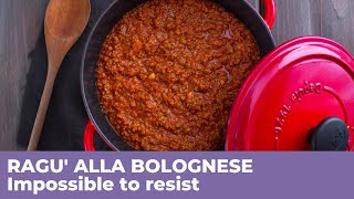 How to prepare RAGU ALLA BOLOGNESE  Traditional Italian recipe [upl. by Ees]