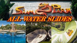 ALL WATER SLIDES at Siam Park Tenerife [upl. by Ettezyl]