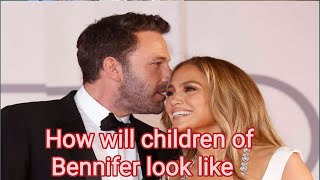 How will the children of Bennifer look like jlo bennifer hollywood ai [upl. by Einnahc]