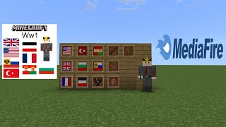 Ww1 Flag Addon  Minecraft Mediafire Link Description [upl. by Ayaladnot222]