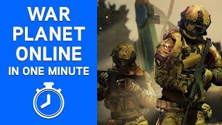 War Planet Online in One Minute [upl. by Cirri]