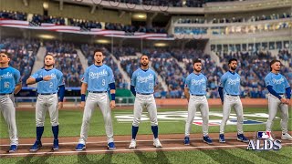 ALDS Game 3  Kansas City Royals vs New York Yankees MLB The Show 24 Gameplay [upl. by Yuji]