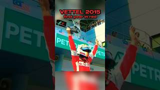 Sebastian Vettel 2015 1st year in red 🔴🔥🏁 formula1 f1 sebastianvettel ferrari shorts fyp [upl. by Neelya]