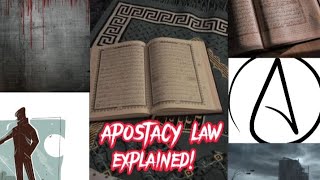 Apostasy Law in Islam  EXPLAINED [upl. by Atsillak]