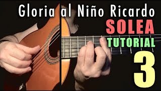 Pulgar Exercise  34  Gloria al Niño Ricardo Solea by Paco de Lucia [upl. by Mikes321]