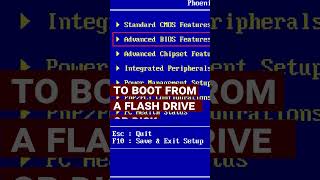 How to enter BIOS or UEFI and how to make them boot from a flash drive or a CDDVD shorts short [upl. by Hairahcez]