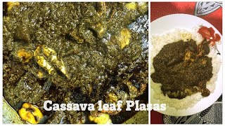 The most delicious Plasas recipe you probably didnt know aboutCassava leaf Plasas [upl. by Wolenik]