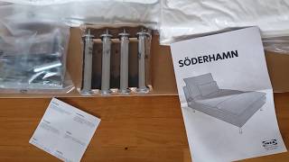 SODERHAMN sofa ikea during Assembly 1 [upl. by Haraj312]