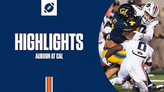 Auburn Football  Highlights at Cal 2023 [upl. by Ettenaj]