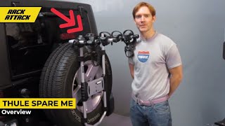 Thule 963XTR Spare Me Spare Tire Bike Rack Overview [upl. by Oniliuqnart]