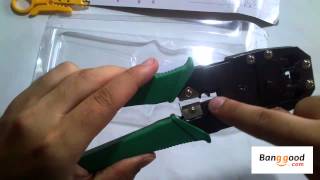 Crimpadora RJ45 RJ11 RJ12 Net Cable Pliers Cable Crimper Network Crimping Toolsbanggodcom [upl. by Artep]