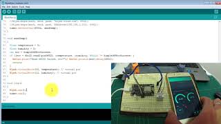 Arduino ESP8266 Blynk IOT  Sensor วัดอุณหภูมิ DHT22  ควบคุม LED RGB [upl. by Eednam]