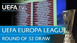 UEFA Europa League round of 16 draw [upl. by Liagiba]