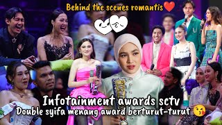 Cut syifa dan syifa Hajdu menang berturutturut infotainment awards sctv esta hito Harris vriza [upl. by Kristopher]