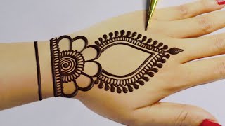 3 Latest Stylish Backhand Mehndi design Beautiful Mehndi designs Simple Mehandi designHennadesign [upl. by Arihday332]