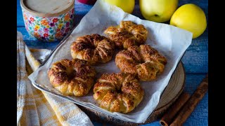 Ciambelle di mele con pasta sfoglia [upl. by Handel]