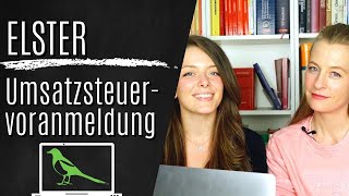 Umsatzsteuervoranmeldung  ELSTER Tutorial für Unternehmer [upl. by Dalt]