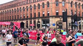 Great Manchester Run watch runners start the A J Bell Half Marathon Orange Start 26 May 2024 [upl. by Landes]