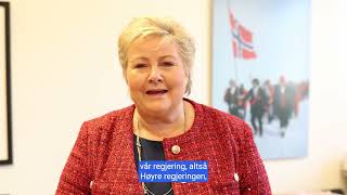 Endelig fredag Erna Solberg oppsummerer uken [upl. by Regdirb]