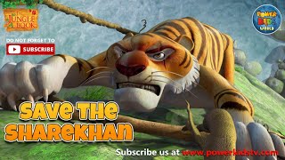 The jungle book cartoon 2 mega episode  New animated series  Powerkids World  English stories [upl. by Dorkas]