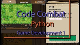 CodeCombat Amazeing Level 4 Python Game Development Tutorial [upl. by Ahsatak]