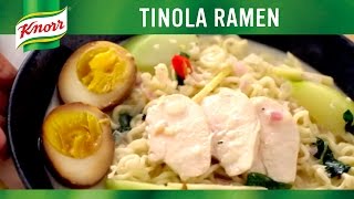 LutongNanay Delicious Spicy Tinola Ramen [upl. by Dnomayd]