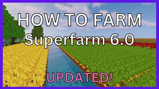 How to use Superfarm 60  Garden Hypixel Skyblock [upl. by Ecneps]