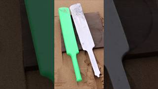 Metal Casting EP 762  molding  Making cricket bats molding  metal making  Experiment [upl. by Trebloc313]