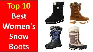 Best Snow Boots For Women Review  Best Winter Boots for Women 20172018 [upl. by Pleione614]