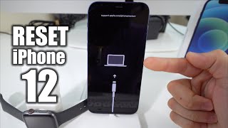 How To Reset amp Restore your Apple iPhone 12  Factory Reset [upl. by Nic]