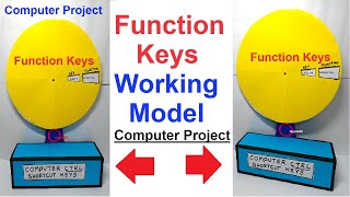 function shortcut keys working model  computer project  diy  model making  DIY pandit [upl. by Dari]