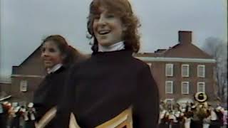 November 1984  DePauw University Marching Band amp Pom Pon Squad Perform [upl. by Asiulairam130]